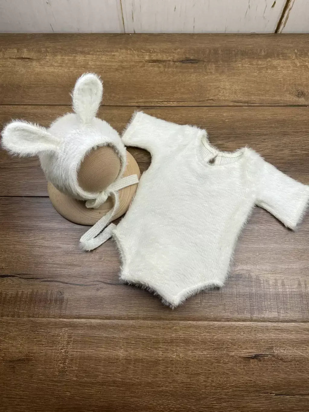 Adereços para fotografia de recém-nascidos, roupa de malha, boneca de coelho, óculos para cosplay de bebê, acessórios para sessão de fotos