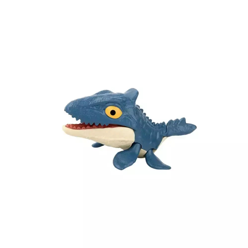 Dinossauro jurássico dino animal figura modelo parque brinquedo mordendo mão complicado elefante camaleão hipopótamo mosasaurus dedo para meninos presente