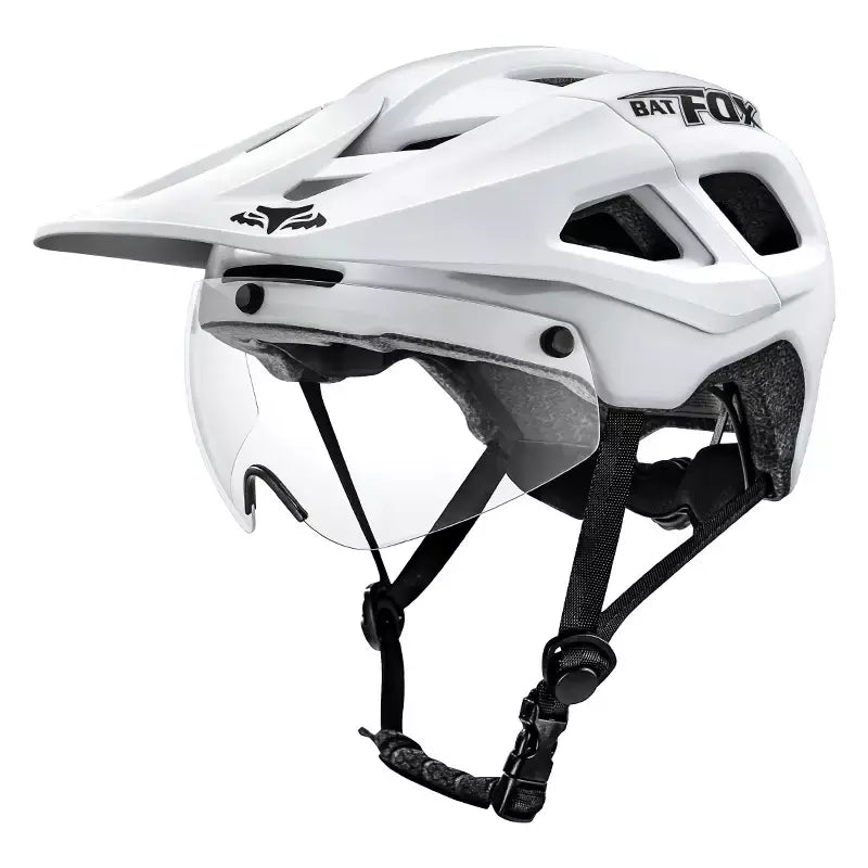 Batfox capacete de bicicleta mtb ajustável, leve, respirável, forro confortável, esportes ao ar livre, chapéu seguro para homens e mulheres, capacete de ciclismo