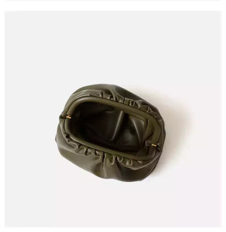 Saco de Nuvem de Couro Genuíno para Mulheres, Couro Macio, Ombro Crossbody Bags, Alta Qualidade, Embreagens Femininas Noite, Senhoras, 2023