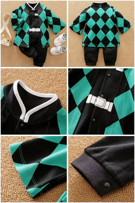 Bebê menina menino traje anime roupas recém-nascidos macacão infantil luffy akatsuki vegeta cosplay macacão da criança traje de halloween 0-18m