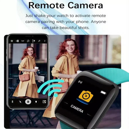 Relógio masculino eletrônico pulseira de fitness smartwatch relógio inteligente y68 d20 monitor sono presente para ios android smartphones despertador