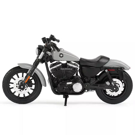 Maisto 1:18 Harley Davidson 2022 Sportster Iron 883 Veículos fundidos colecionáveis Hobbies Modelo de motocicleta Brinquedos