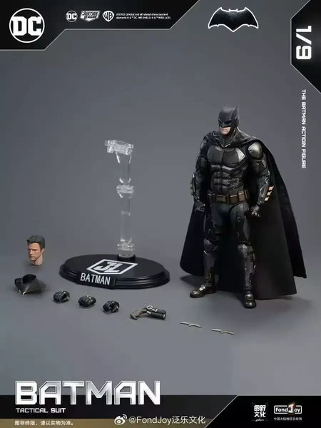 Novo original fondjoy bruce wayne batman figura tático batuit batman liga da justiça figuras detetive quadrinhos 1/9 pvc brinquedo do miúdo
