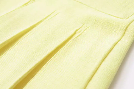 Mini vestido de bolso feminino sem mangas com o pescoço, malha, elegante vestido de botão, fino Lady Fashion, verão, fêmea, 2024