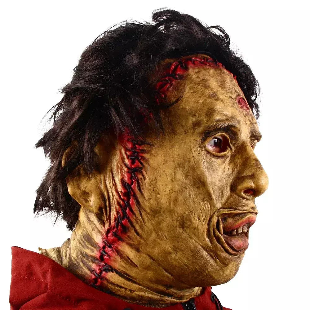 Texas motosserra massacre leatherface máscara halloween horror fantasia vestido festa cosplay máscaras de látex festa de halloween supp