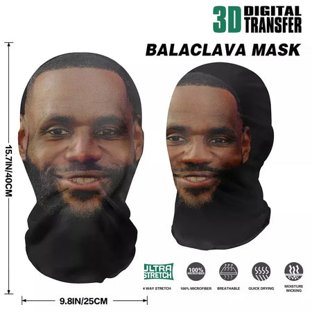 Máscara facial completa celebridade bola-jogo estrela máscara facial simulação kanye shiesty malha máscara para homens fontes de festa cosplay adereços novel