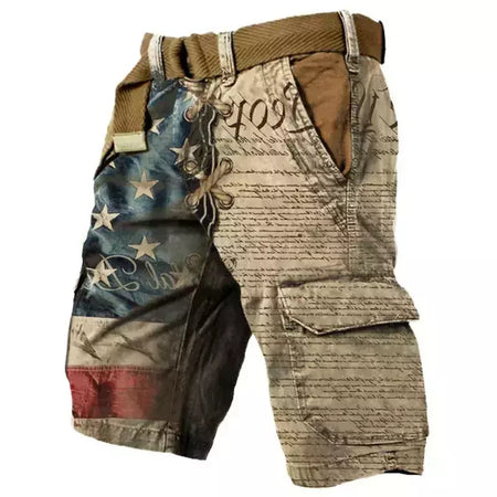 Calça masculina solta de algodão cargo, shorts casuais para esportes ao ar livre, confortável, tamanho grande, níquel, verão