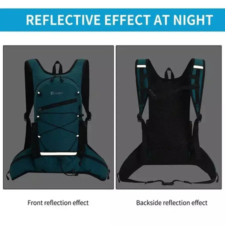 Caminhadas mochila impermeável poliéster resistente ao desgaste das mulheres dos homens trekking mochila em camadas saco de armazenamento esporte para exercício fitness