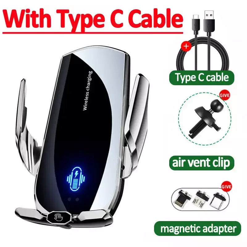 100w carregador de carro sem fio magnético suporte do telefone do carro para iphone 11 12 13 14 15 pro xiaomi samsung carregamento rápido carregadores sem fio