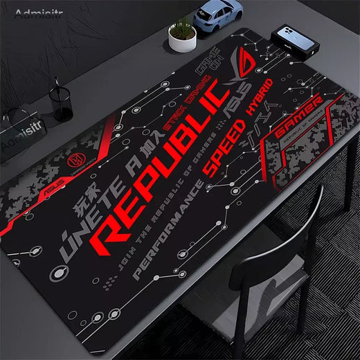 Asus ROG Mause Pad Anime Mouse Mats Gaming Computer Desk Mat Mouse Accessories Gamer Mouse Pad Speed ??Rubber Mat
