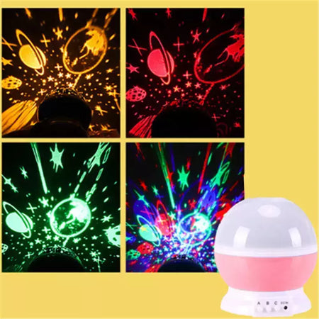 LED Rotating Night Light Projector, Céu Estrelado, Star Master, Crianças, Crianças, Sono, Romântico, USB, Lâmpada, Presentes para Criança