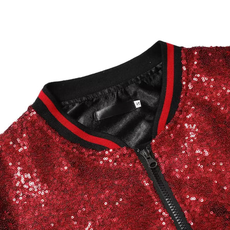 Brilhante Sequins Sparkle Bomber Jacket Homens 2023 Mais Novo Ouro Glitter Listrado Zipper Mens Jaquetas E Casacos Festa Dance Show Roupas