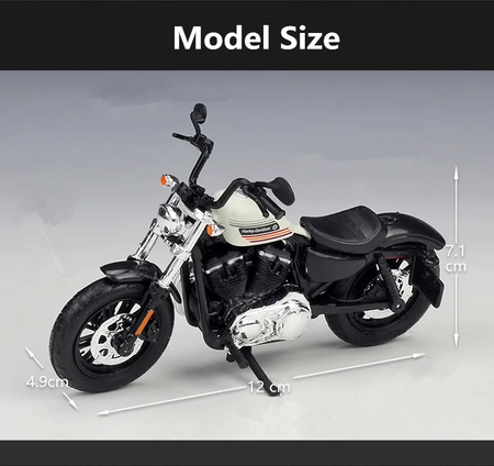 Maiisto-Harley 2018 Quarenta Oito Modelo de Motocicleta, Liga Especial, Modelo de Motocicleta, Metal fundido, Esportes de rua, Presente Infantil, 1:18