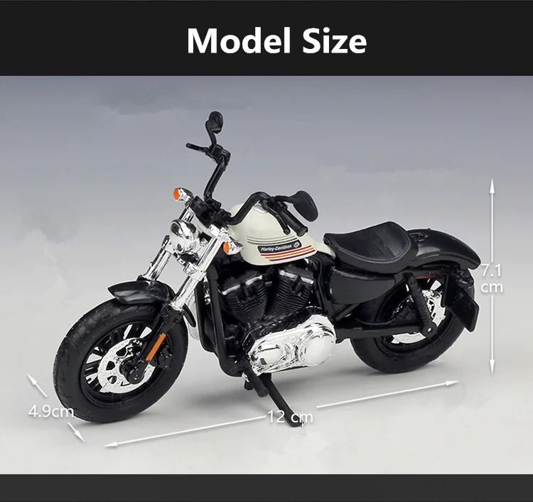Maiisto-Harley 2018 Quarenta Oito Modelo de Motocicleta, Liga Especial, Modelo de Motocicleta, Metal fundido, Esportes de rua, Presente Infantil, 1:18