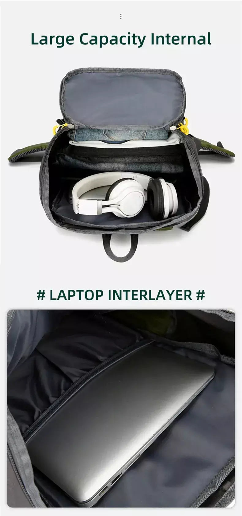 50l mochila de viagem acampamento dos homens grande caminhadas saco turista à prova dwaterproof água esportes ao ar livre escalada montanhismo saco bagagem