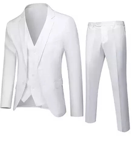 Ternos formais masculinos completos, conjuntos elegantes de blazers, roupas de casamento, calças, jaquetas, fantasias de luxo, negócios de casamento, 2 peças