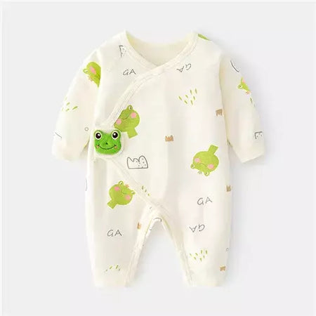 Algodão bebê recém-nascido menina menino macacão impressão infantil macacão casual roupas recém-nascidos para meninas meninos primavera outono roupas novo 0-6m