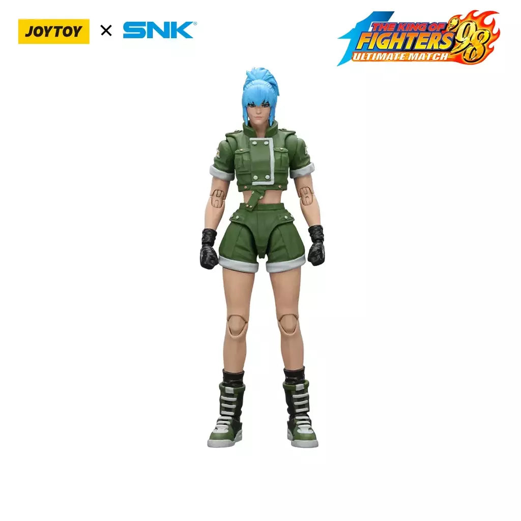 Joyotoy original rei dos lutadores 98um figura de ação kof 98um ikari guerreiros equipe herói 1/18 jogo estatueta modelo brinquedos personalizados