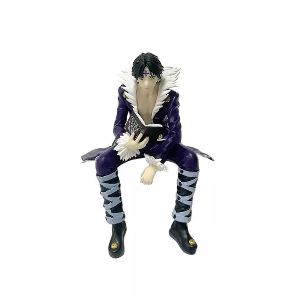 14cm caçador × caçador anime figura troupe fantasma hisoka figura de ação macarrão rolha decoração do quarto macarrão rolha pvc modelo brinquedos