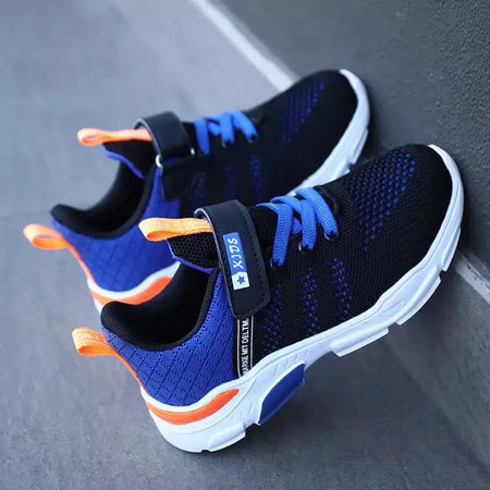 Crianças sapatos antiderrapantes respirável malha sapatos da criança conforto tênis de corrida marca meninas meninos sapatos casuais crianças moda tênis