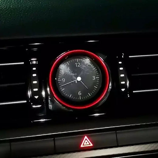Liga de alumínio decoração anel guarnição capa para volkswagen passat b8 cc 2016-2021 painel centro relógio, acessórios interiores do carro