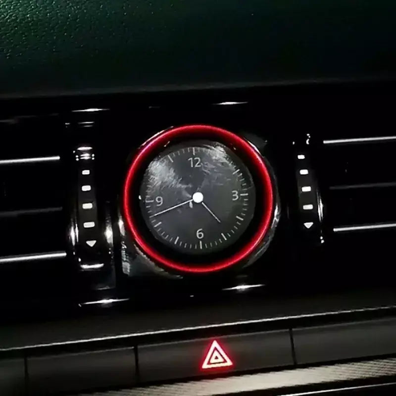 Liga de alumínio decoração anel guarnição capa para volkswagen passat b8 cc 2016-2021 painel centro relógio, acessórios interiores do carro