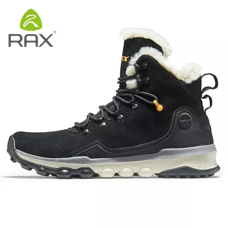 Rax à prova dwaterproof água caminhadas sapatos homens inverno ao ar livre tênis para homens botas de neve de pelúcia montanha botas de neve turismo ao ar livre sapato de corrida
