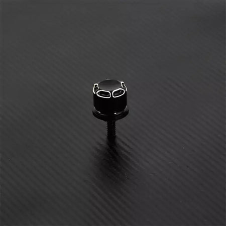 Universal motocicleta traseiro fender assento parafuso porca guia kit de montagem botão capa para harley dyna sportster xl touring flhr softail