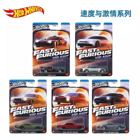 Modelo de carro Hot Wheels Fast & Furious J Series Ford Honda Hnr88 Coleção de carros de liga modelo ornamento presente genuíno personalizado
