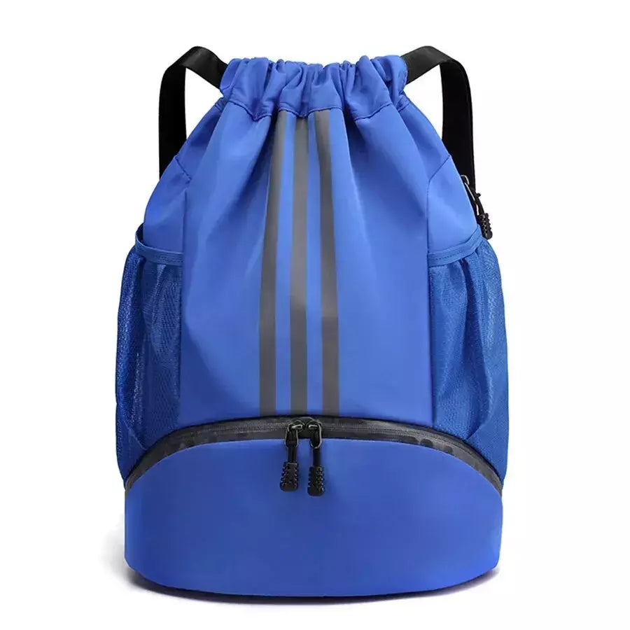 Saco de ginásio mochila de fitness das mulheres dos homens basquete mochila ao ar livre futebol sacos de armazenamento treinamento cordão esportes mochila
