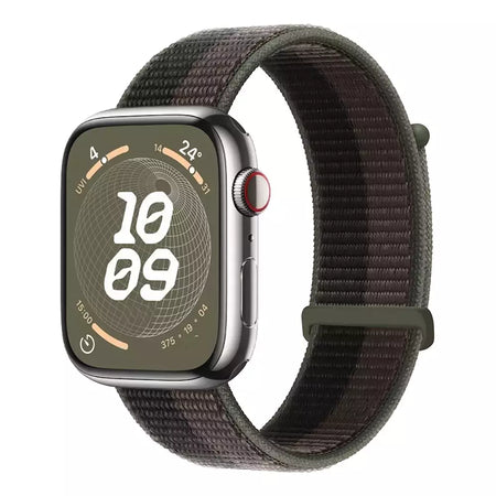 Pulseira de Nylon Respirável para Apple Watch, Alça de Substituição, Ultra 2 1, 49mm, Série 9, 8, 7, 6, 5, 4, 3, SE, 44mm, 45mm, 41 milímetros, 44 milímetros