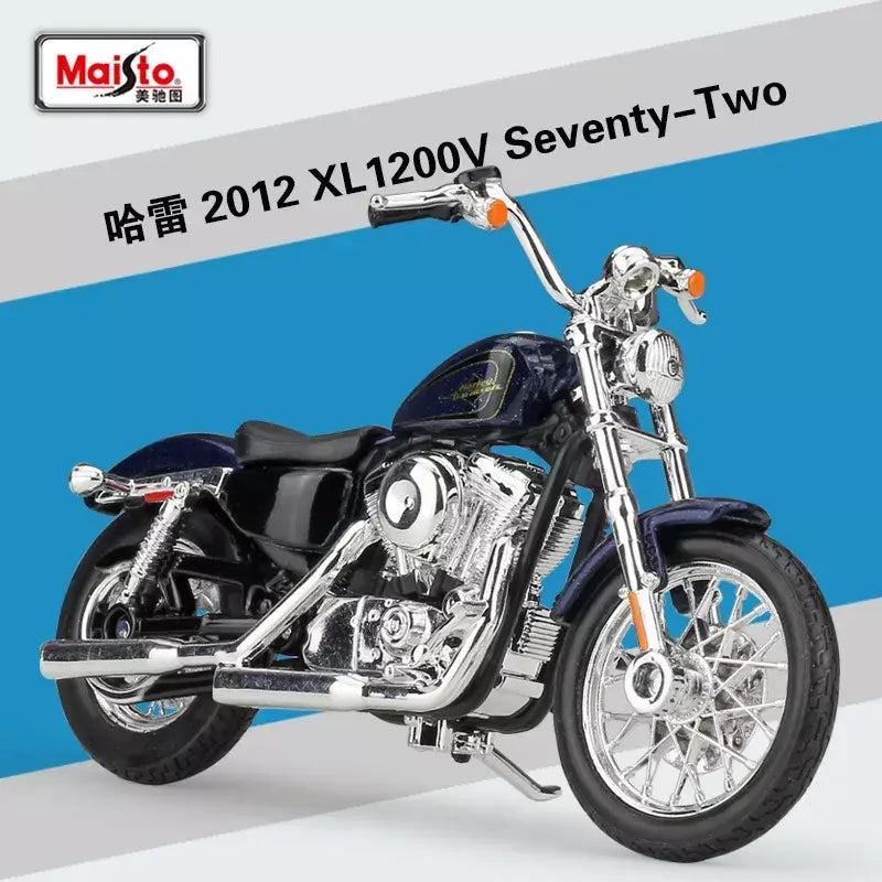 Maisto 1:18 harley davidson sportster ferro 883 liga clássico modelo da motocicleta diecast metal motocicleta modelo crianças brinquedos presente