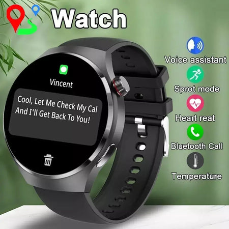 Xiaomi relógio inteligente masculino ms. nfc gps 360*360 1.52amoled hd screentracker bússola bluetoothcall ip68 esporte freqüência cardíaca smartwatch