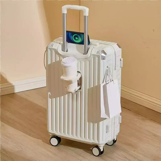 Pastel clássico transportadora 20 22 24 26 28 Polegada conteúdo de aeronave médio duro transportadora saco de viagem abs bagagem carry-on mala de cabine