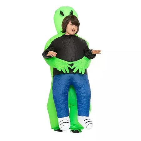 Adulto alienígena inflável traje crianças festa cosplay traje engraçado terno anime fantasia vestido de halloween para mulher