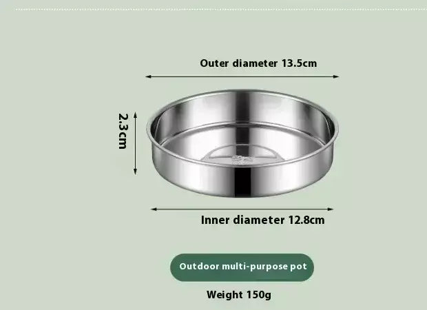 12 pçs conjunto de cozinha de acampamento de aventura panelas e frigideiras de acampamento conjunto de cozinha familiar não-tóxico 304 conjunto de utensílios de cozinha de aço inoxidável dobrável