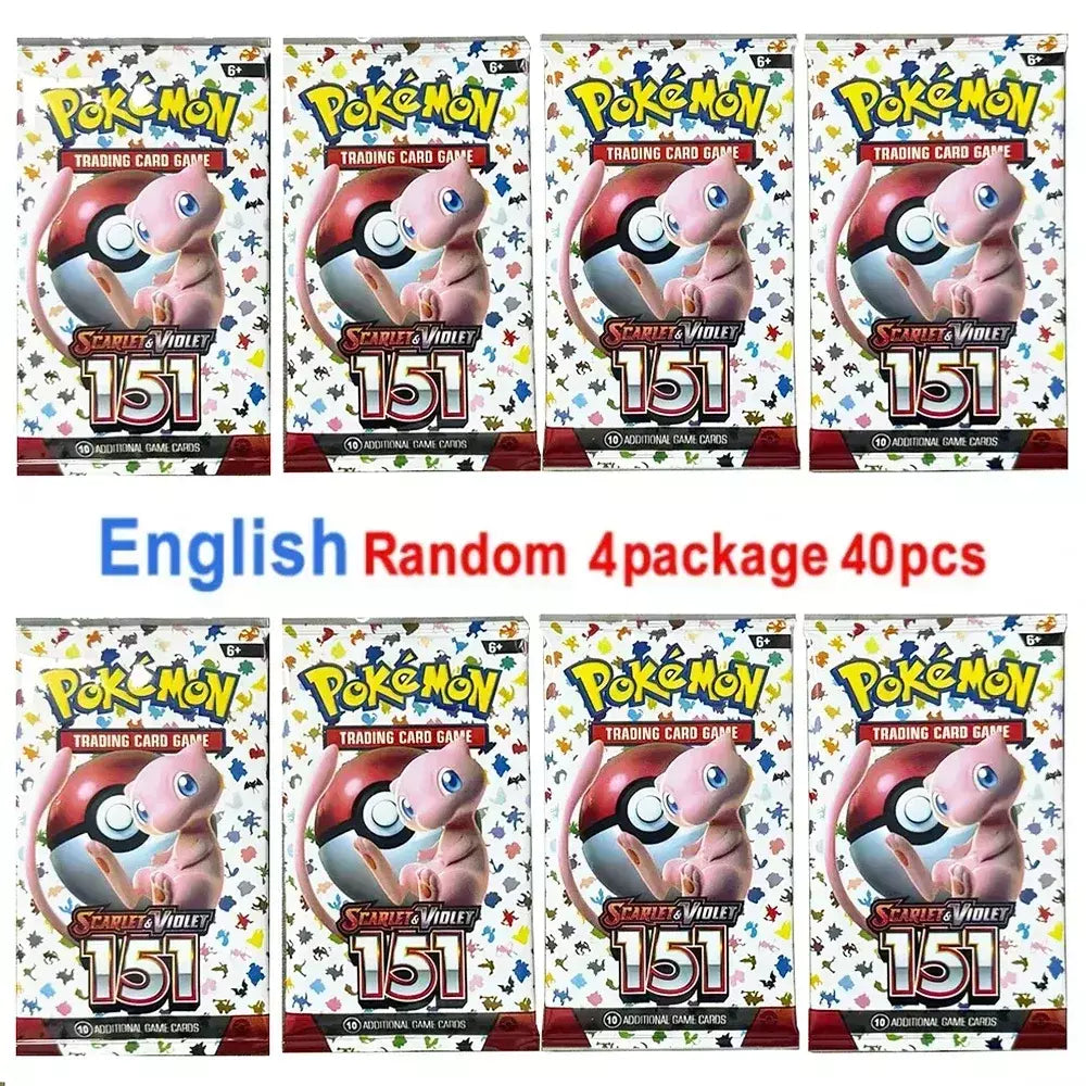 Novo 36/40 pçs caixa pokemon cartão escarlate & violeta evoluções prismáticas inglês impulsionador batalha carte negociação cartões de coleção presentes