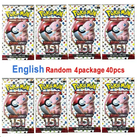 Novo 36/40 pçs caixa pokemon cartão escarlate & violeta evoluções prismáticas inglês impulsionador batalha carte negociação cartões de coleção presentes