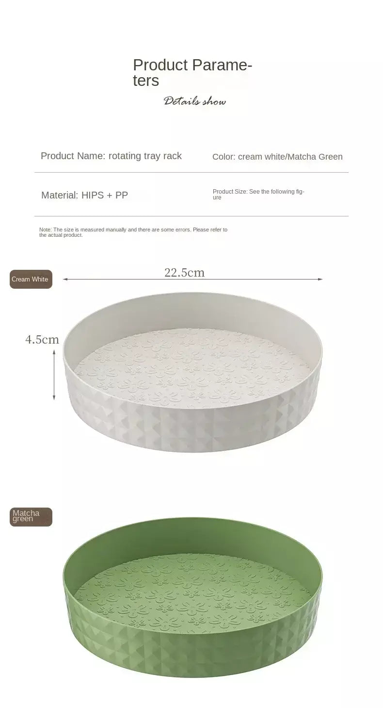 Rack de armazenamento de temperos rotativo 360, multifuncional, despensa, armário, plataforma giratória para cosméticos, acessórios de cozinha, bandeja organizadora