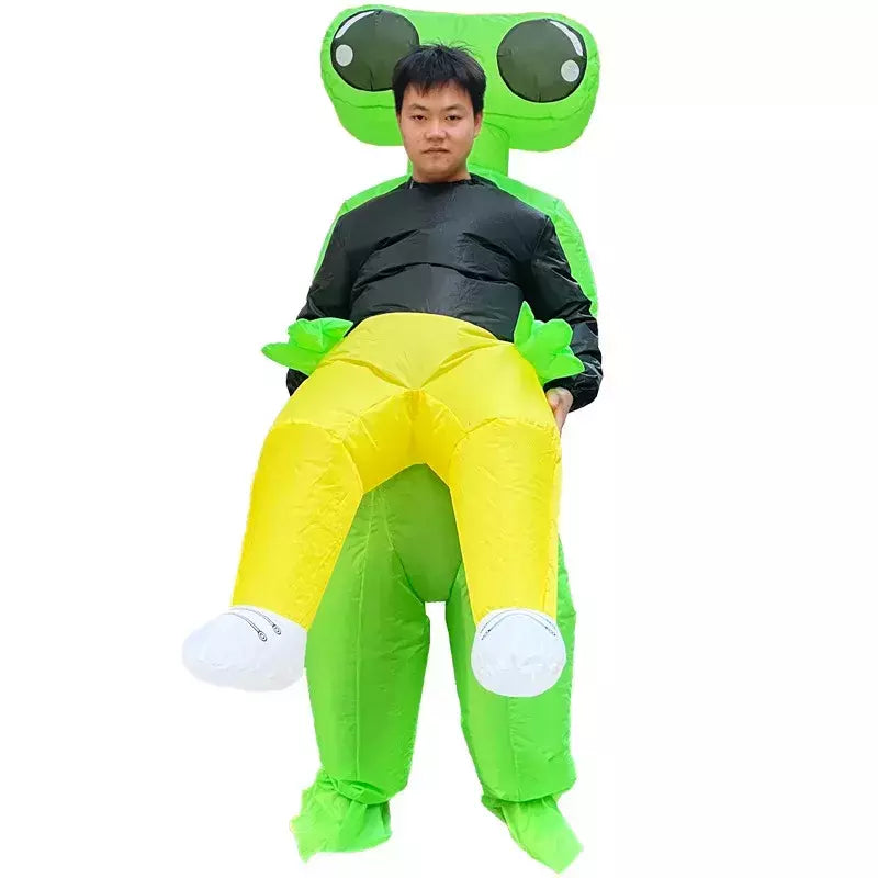 Adulto et alienígena traje inflável engraçado ternos extravagantes vestido morte fantasma purim halloween carnaval anime festa cosplay trajes