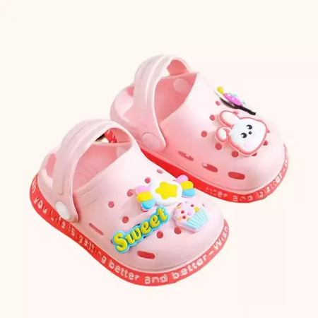Verão crianças sapatos sandálias buraco sapatos infantis chinelos macio anti-skid design dos desenhos animados buraco sapatos de bebê praia de areia para meninos meninas