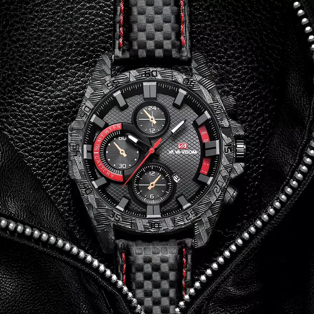 2023 nova marca famosa de luxo negócios esportes moda criativa couro quartzo calendário 3atm à prova dwaterproof água série piloto relógios masculinos