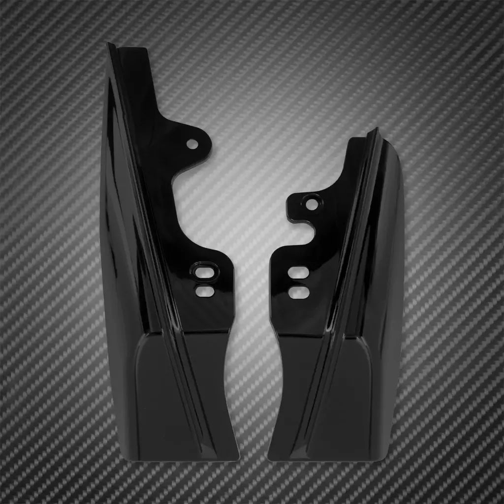 Motocicleta mid-frame defletor de ar escudo térmico guarnição capa para harley touring electra street glide road king fltrx 2001-23 24-up