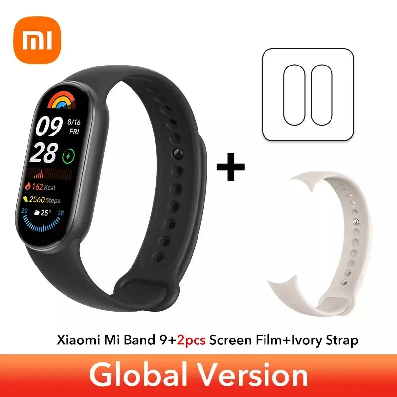 Versão global xiaomi banda inteligente 9 1.62 display amoled spo2 monitoramento 21 dias de vida útil da bateria mais de 150 modos esportivos smartband