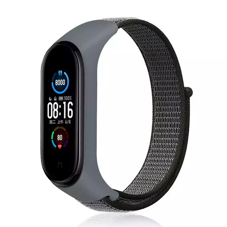 Correia de nylon para Xiaomi Mi Band, pulseira esportiva confortável, pulseira para Mi Band 7, 6, 5, 4, 3