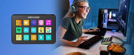 Mini teclado FIFINE D6 com 15 botões macro personalizáveis, funções de disparo via aplicativo, macros personalizados para OBS/Twitch/YouTube/VK