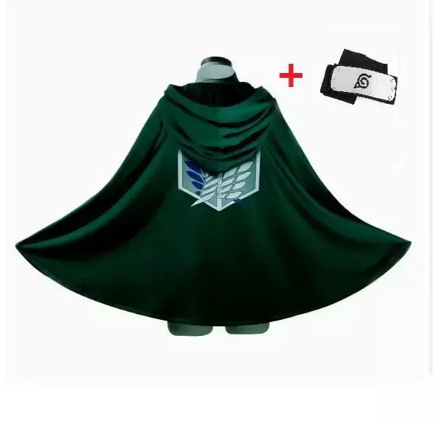Anime ataque manto shingeki no kyojin scouting legião cosplay traje cos capa verde roupas dos homens cosplay traje feminino
