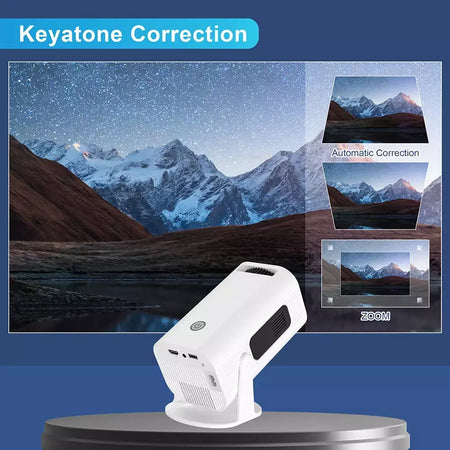 Salange P330W Mini Projetor Android 11 280 ANSI 4K 8K 1080P Wifi6 BT5.0 Projetor portátil de cinema em casa Android/IOS Video Theater