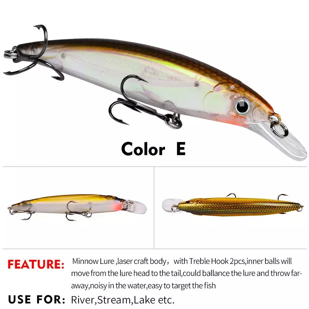 1pc 7g/9cm 14g/11cm 40g/16cm minnow isca de pesca nosiy no corpo isca dura crankbait isca carpa artificial corrico isca enfrentar